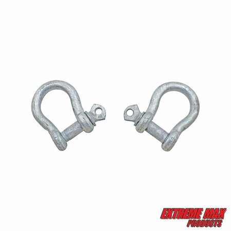 Extreme Max Extreme Max 3006.6605 BoatTector Galvanized Anchor Shackle - 5/16" 3006.6605